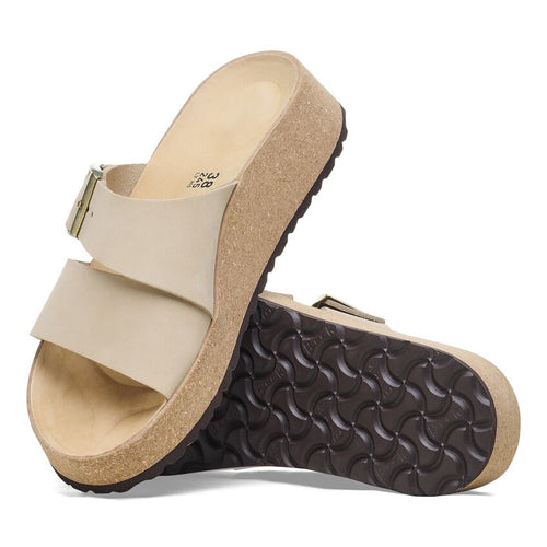 Almina - Warm Sandcastle Nubuck Leather||Almina - Cuir nubuck château de sable