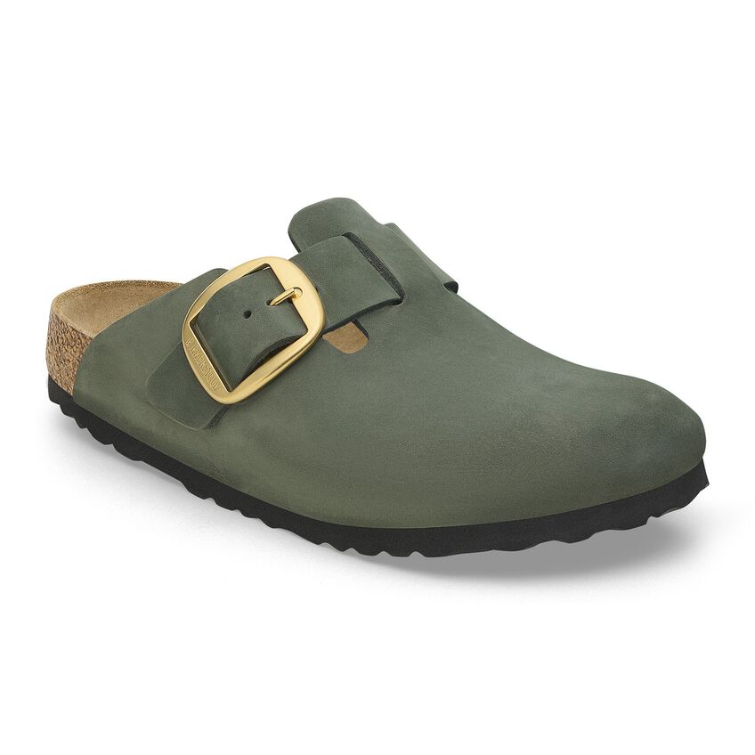 Boston Big Buckle - Thyme Nubuck||Boston à grosse bougle - Nubuck thym