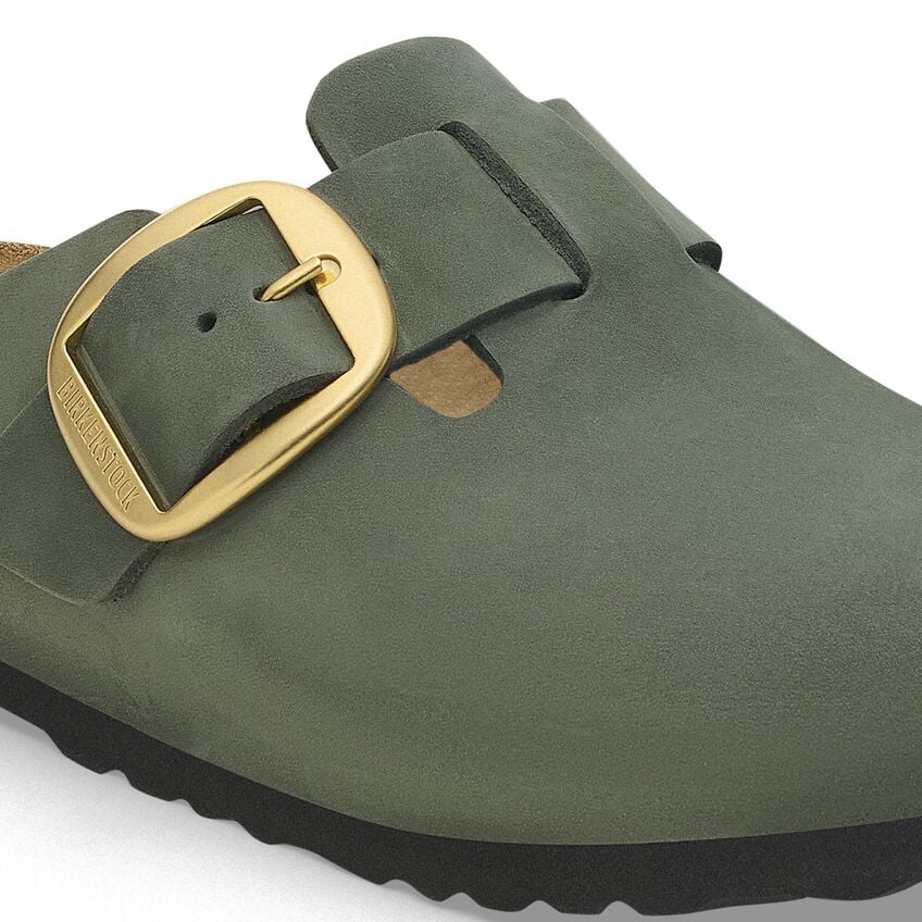 Boston Big Buckle - Thyme Nubuck||Boston à grosse bougle - Nubuck thym