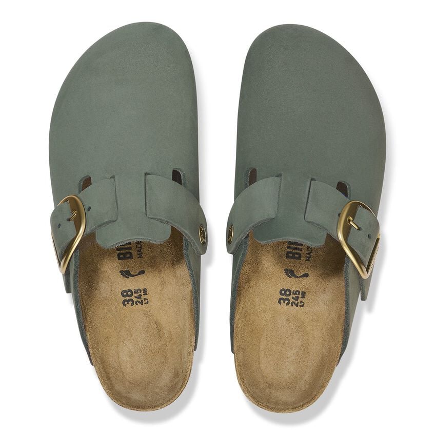 Boston Big Buckle - Thyme Nubuck||Boston à grosse bougle - Nubuck thym