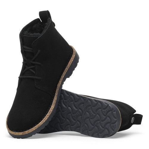 Uppsala Mid - Black Suede Shearling||Uppsala Mid - Suède fourrure noir