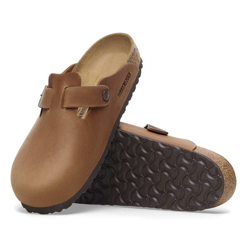 Boston - Cognac Oiled Leather||Boston - Cuir huilé cognac