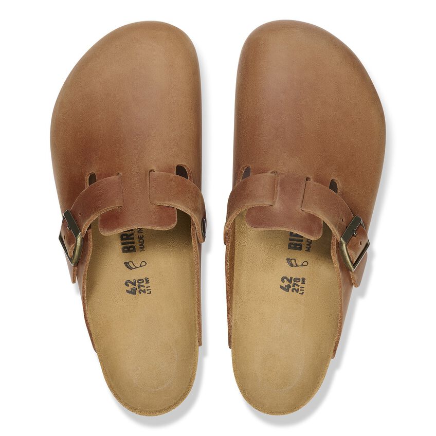 Boston - Cognac Oiled Leather||Boston - Cuir huilé cognac