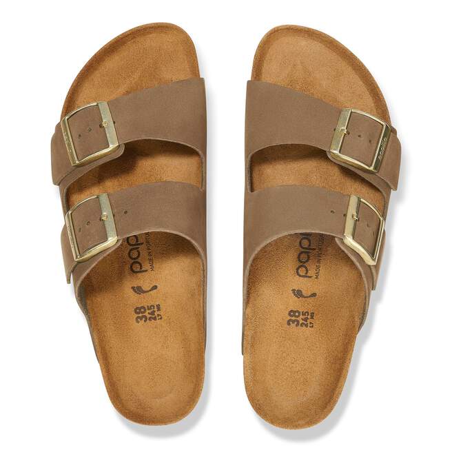 Arizona Platform- Dark Tea Nubuck Leather||Arizona Platform - Cuir nubuck thé noir