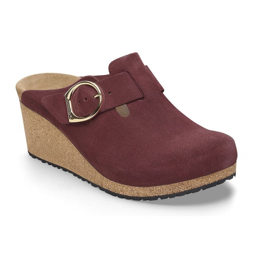 Fanny Ring Buckle - Berry Crush Suede||Fanny à boucle ronde - Suède baie