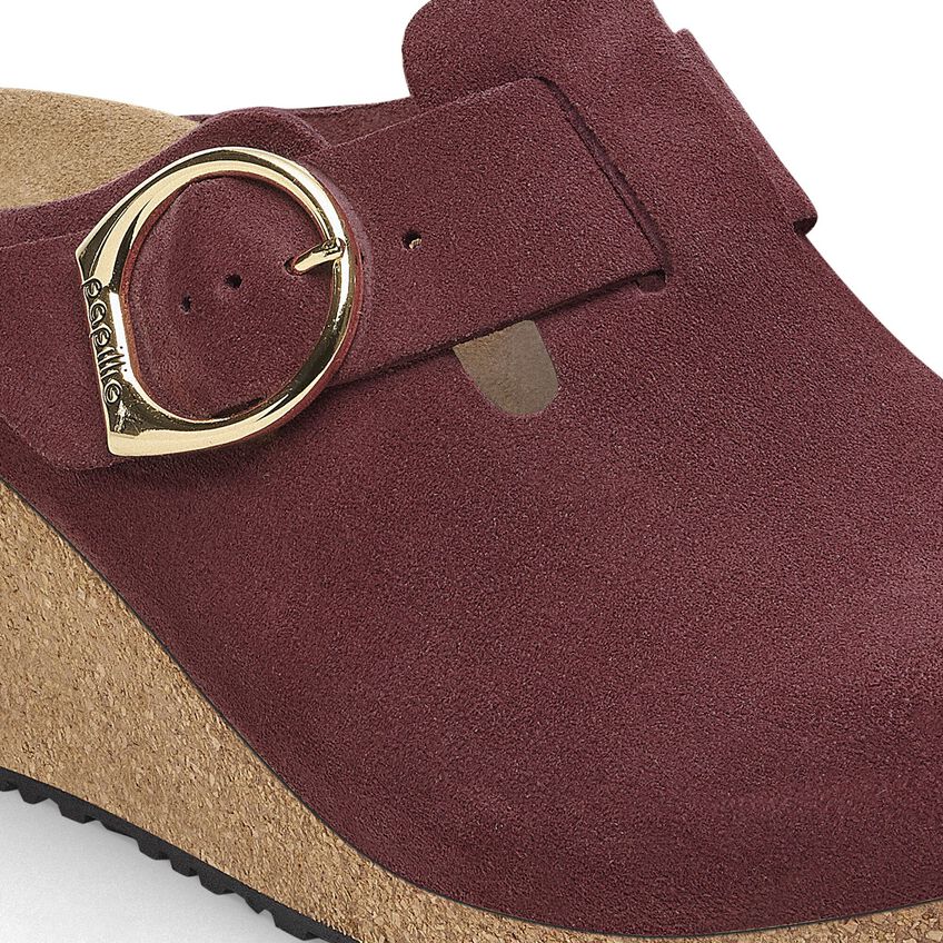 Fanny Ring Buckle - Berry Crush Suede||Fanny à boucle ronde - Suède baie