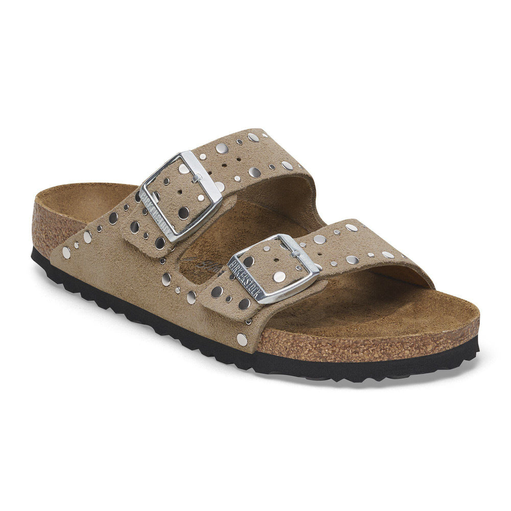 Arizona Rivet - Taupe Suede||Arizona avec rivets - Suède taupe