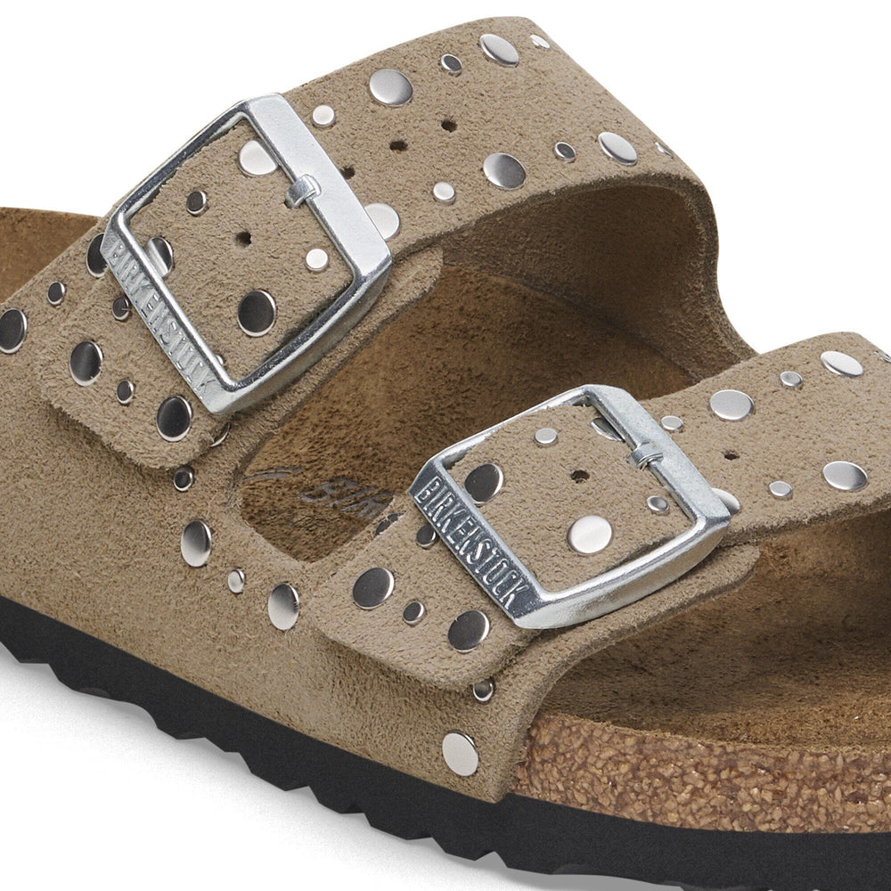 Arizona Rivet - Taupe Suede||Arizona avec rivets - Suède taupe