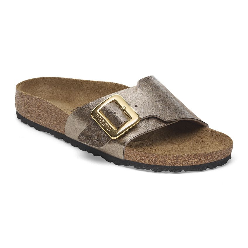 Catalina Luxe Buckle - Graceful Taupe Birko-Flor||Catalina boucle de luxe - Birko-Flor taupe délicat