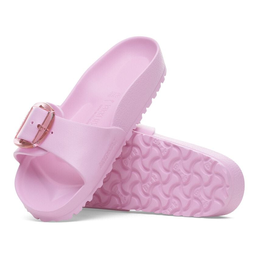 サンダル・ミュール Birkenstock Pink Madrid Big Buckle Eva Slipper Madrid Big Buckle EVA - Fondant Pink – MyShoeShop