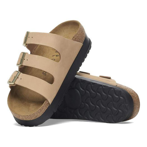 Florida III Platform - Sandcastle Nubuck||Florida III Platform - Cuir nubuck château de sable