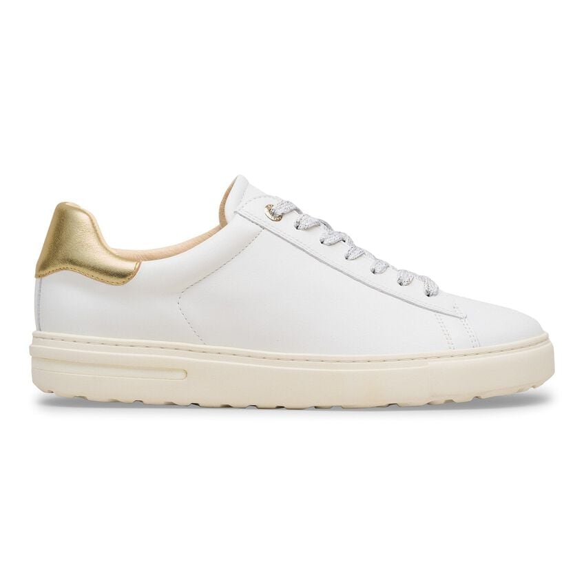 Bend Women - White/Gold Leather||Bend pour femmes - Cuir Blanc/or
