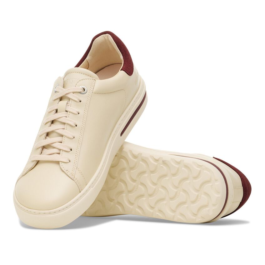 Bend Women - Eggshell/Zinfandel Leather and Suede||Bend pour femmes - Cuir et suède coquille d'oeuf/zinfandel