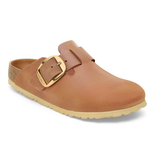 Boston Big Buckle - Cognac Oiled Leather||Boston à grosse boucle - Cuir huilé cognac