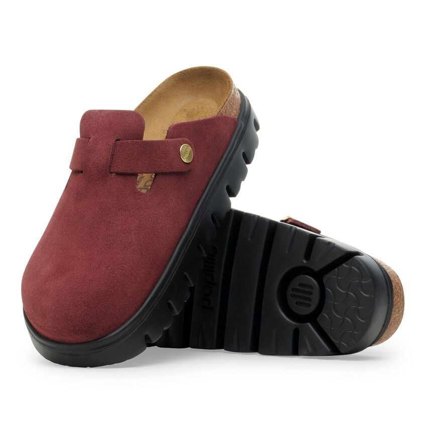 Boston Chunky - Zinfandel Suede||Boston grosse semelle - Suède zinfandel