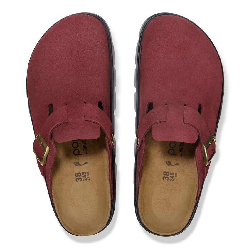 Boston Chunky - Zinfandel Suede||Boston grosse semelle - Suède zinfandel