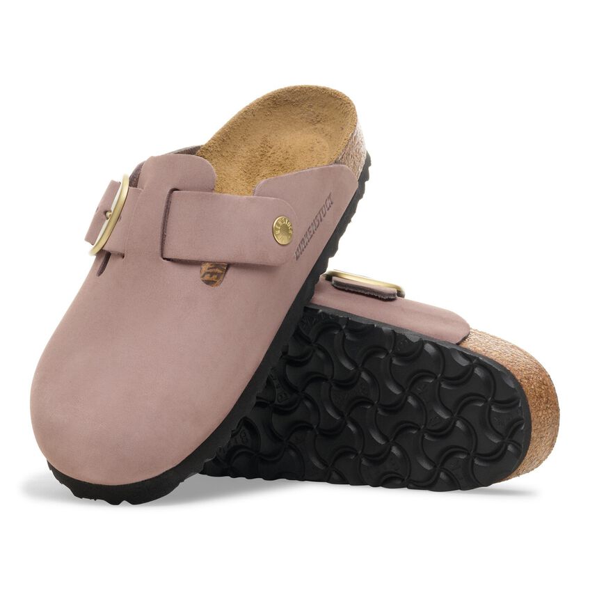Boston Big Buckle - Faded Purple Nubuck||Boston à grosse bougle - Nubuck pourpre délavé