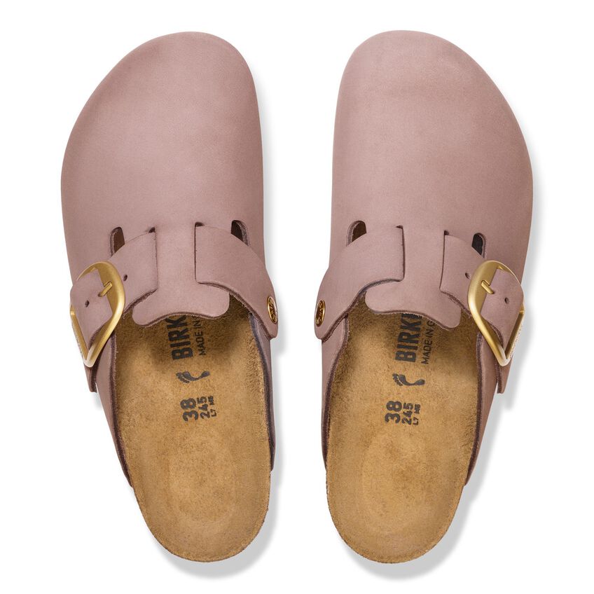 Boston Big Buckle - Faded Purple Nubuck||Boston à grosse bougle - Nubuck pourpre délavé