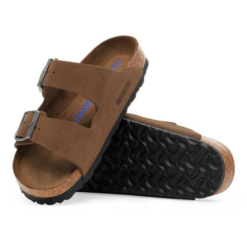 Arizona Soft - Dark Tea Tonal Suede||Arizona assise plantaire souple - Suède thé foncé