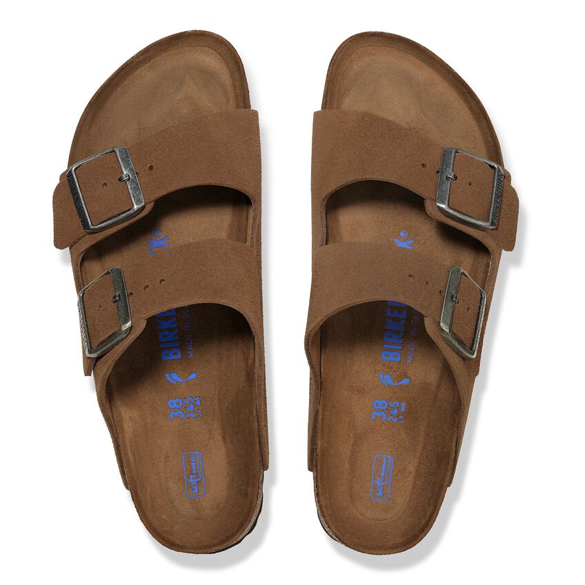 Arizona Soft - Dark Tea Tonal Suede||Arizona assise plantaire souple - Suède thé foncé
