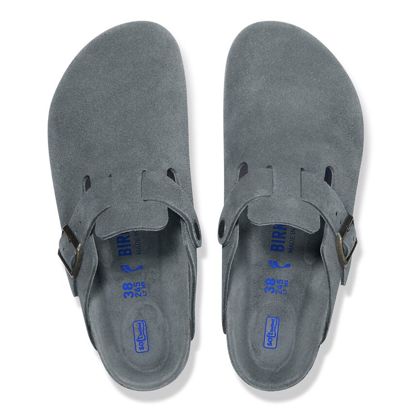 Boston Soft - Basalt Grey Tonal||Boston assise plantaire souple - Suède gris balsate