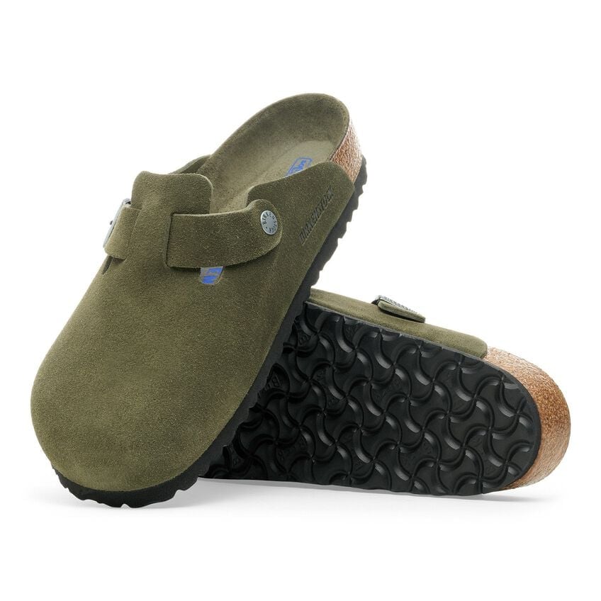 Boston Soft - Thyme Tonal Suede||Boston assise plantaire souple - Suède thym