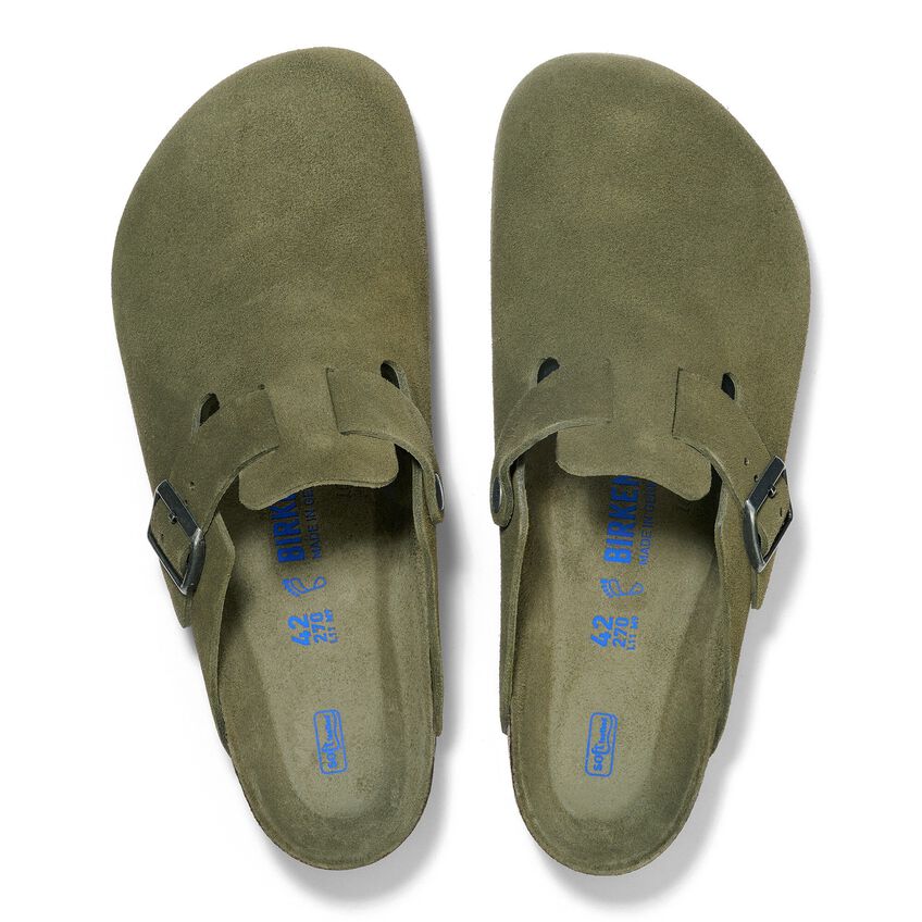 Boston Soft - Thyme Tonal Suede||Boston assise plantaire souple - Suède thym