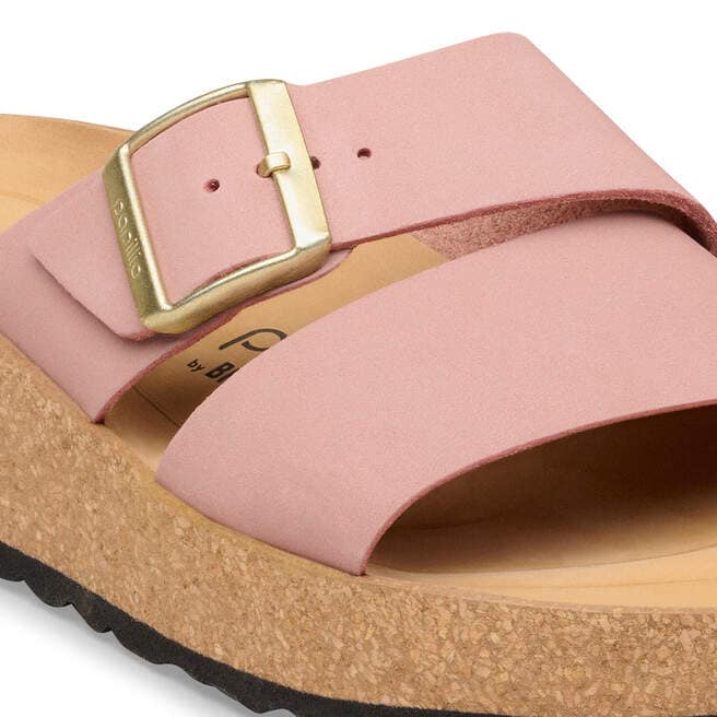 Almina - Pink Clay Nubuck Leather||Almina - Cuir nubuck argile rose