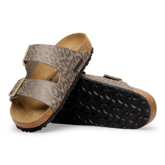 Arizona - Leo Gray Taupe Synthetic||Arizona - Synthétique léopard gris taupe
