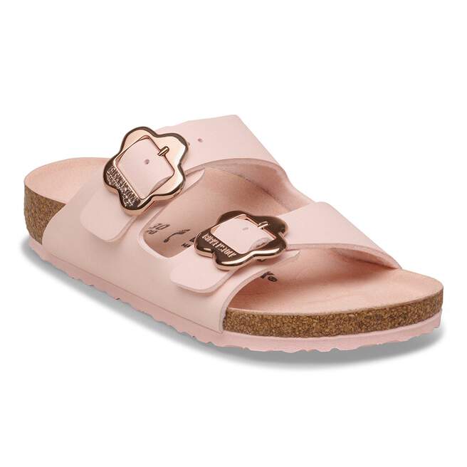 Arizona Kids Flower Buckle - Light Rose Tonal Birko-Flor||Arizona pour enfants avec boucle fleur - Birko-flor rose pâle tonal