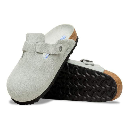 Boston Soft - Pure Sage Tonal Suede||Boston assise plantaire souple - Suède sauge pure