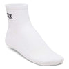 Cotton Crew Ankle Sock - White and Black||Chaussettes au dessus de la cheville en coton - Blanc et noir