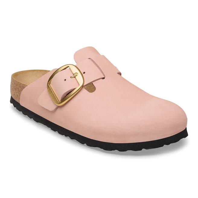 Boston Big Buckle - Soft Pink Nubuck