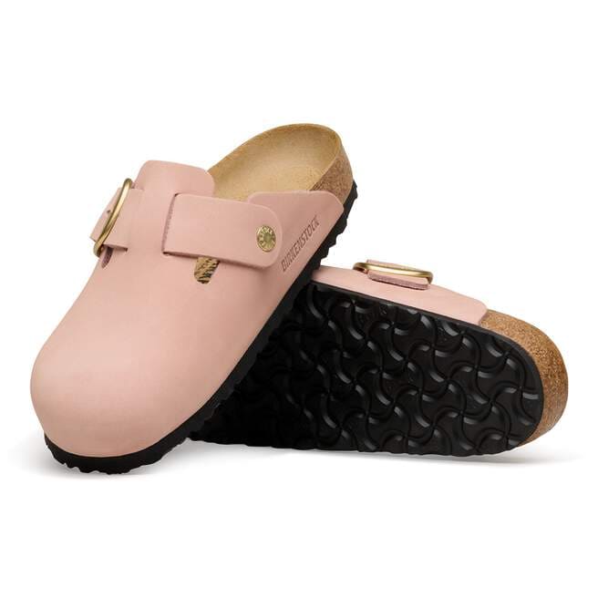 Boston Big Buckle - Soft Pink Nubuck