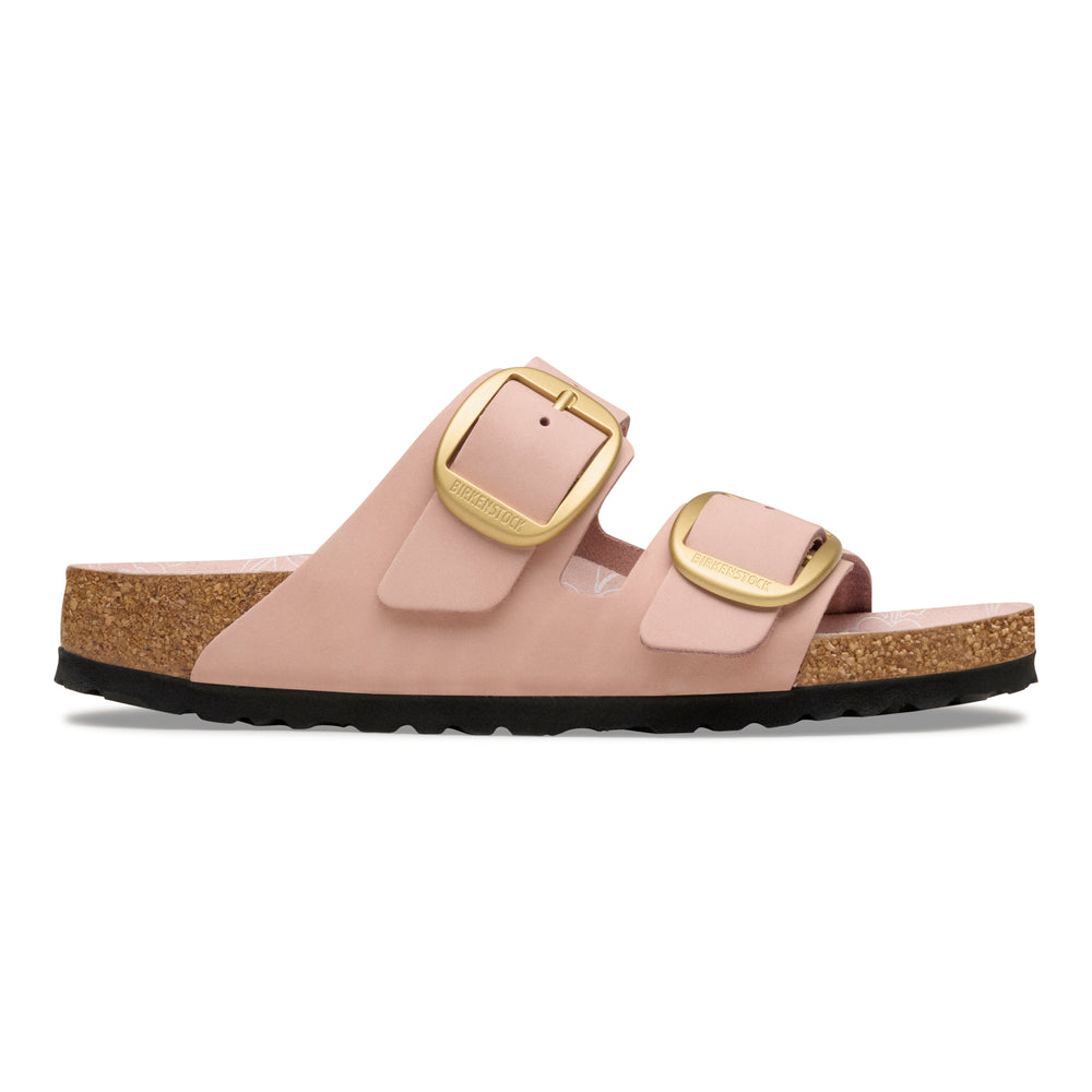 Arizona Big Buckle -  Soft Pink Nubuck Printed Footbed||Arizona Big Buckle - Nubuck rose pâle