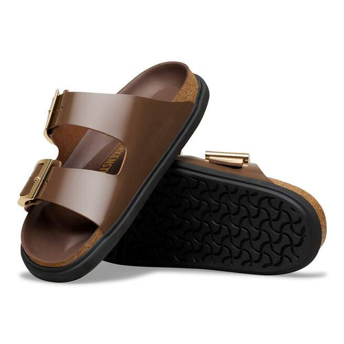Arizona Droplet Buckle -  Carafe High Shine Leather||Arizona boucle droplet - Cuir verni carafe