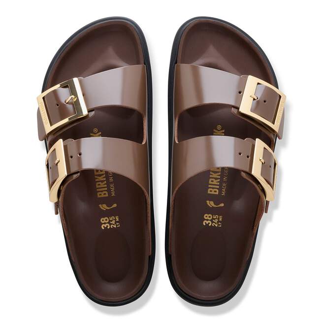 Arizona Droplet Buckle -  Carafe High Shine Leather||Arizona boucle droplet - Cuir carafe très brillant