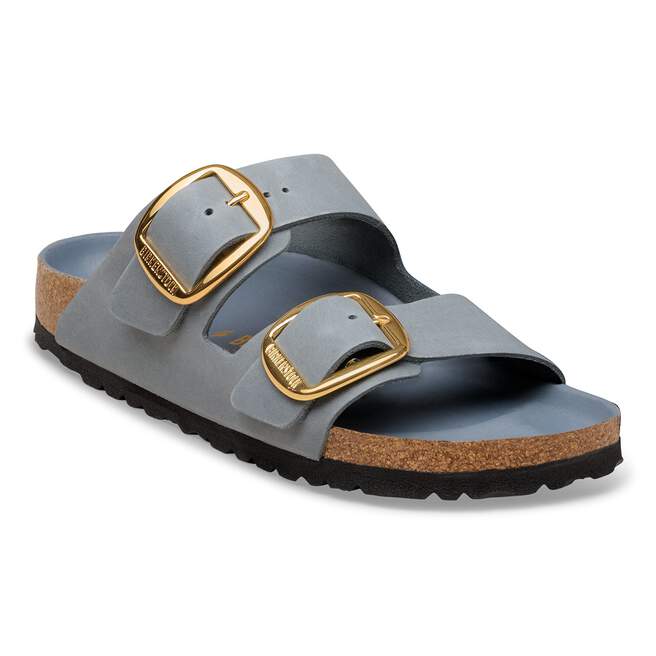 Arizona Big Buckle - Basalt Gray Oiled Leather||Arizona Big Buckle - Cuir huilé gris basalte