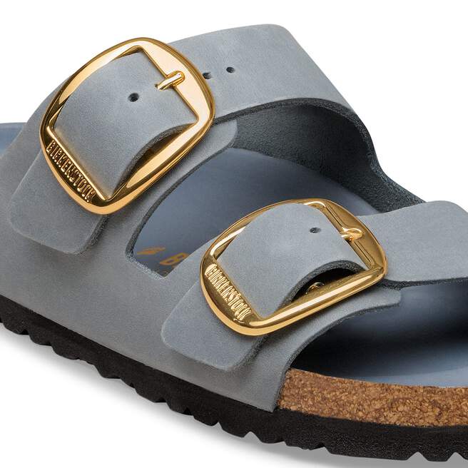 Arizona Big Buckle - Basalt Gray Oiled Leather||Arizona Big Buckle - Cuir huilé gris basalte