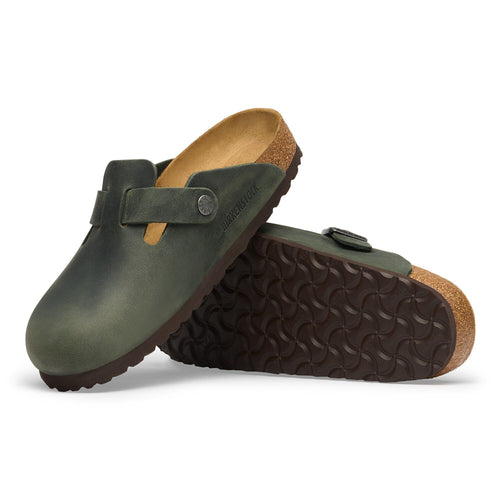 Boston - Thyme Oiled Leather||Boston - Cuir huilé thym