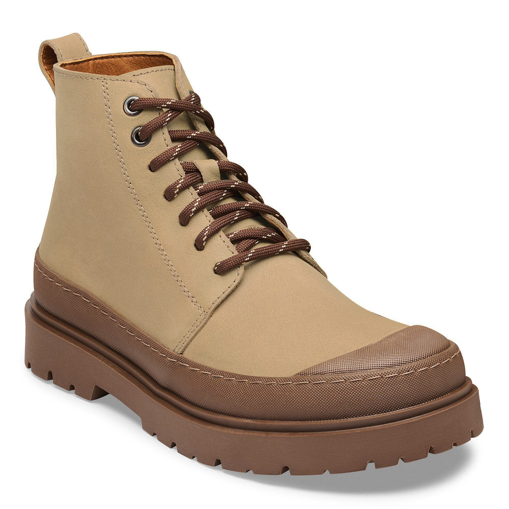Prescott Lace - Tabacco Brown Oiled Leather||Prescott lacée - Cuir huilé brun tabac