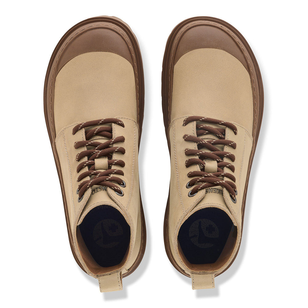 Prescott Lace - Tabacco Brown Oiled Leather||Prescott lacée - Cuir huilé brun tabac
