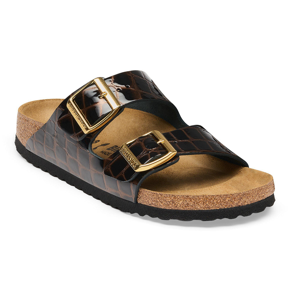 Arizona - Black Embossed Leather||Arizona - Cuir grainé noir