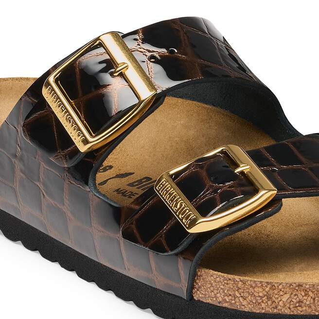 Arizona - Black Embossed Leather||Arizona - Cuir grainé noir