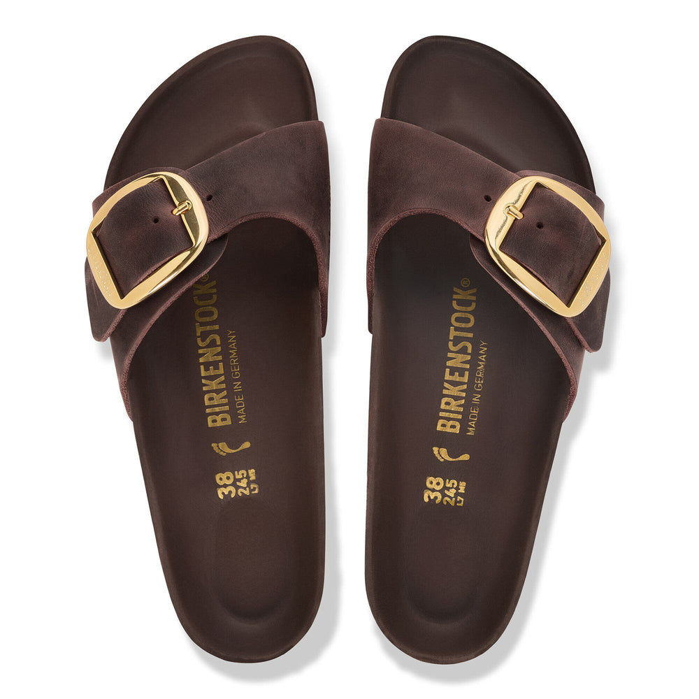 Madrid Big Buckle - Habana Oiled Leather||Madrid Big Buckle - Cuir huilé habana