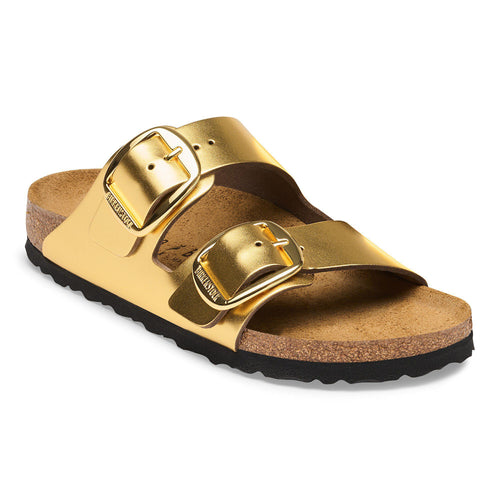 Arizona Big Buckle - Metallic Gold Leather ||Arizona  à grosse boucle - Cuir métallique or