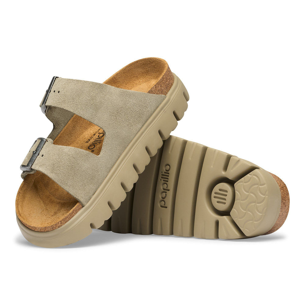 Arizona Chunky - Taupe Suede||Arizona grosse semelle - Suède taupe