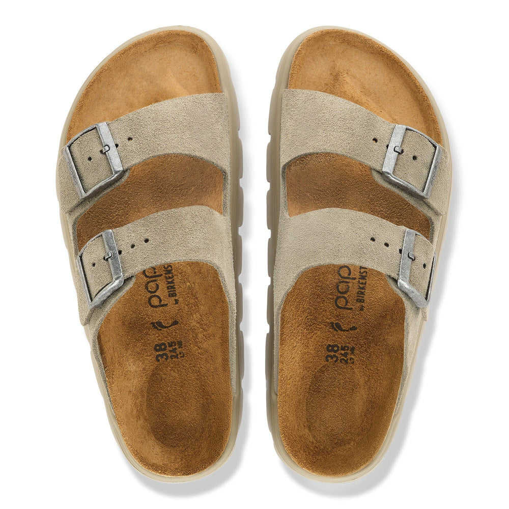 Arizona Chunky - Taupe Suede||Arizona grosse semelle - Suède taupe