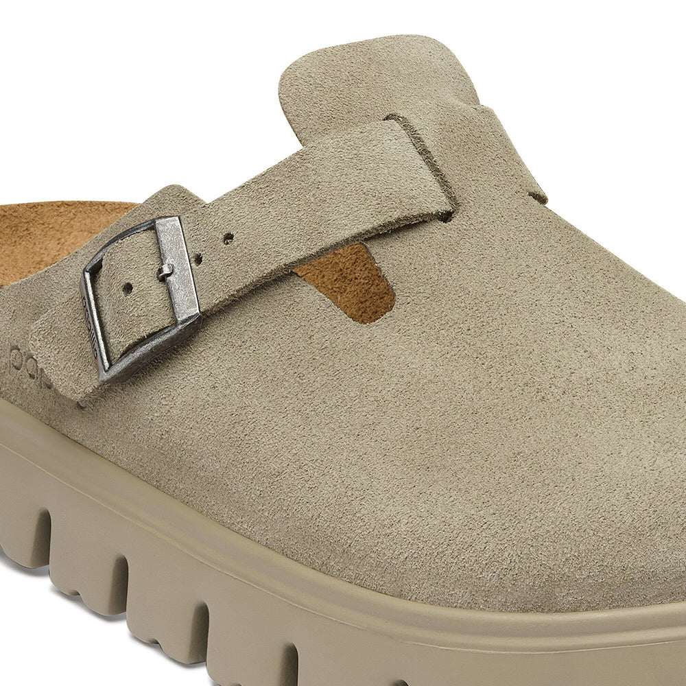 Boston Chunky - Taupe Suede||Boston grosse semelle - Suède taupe
