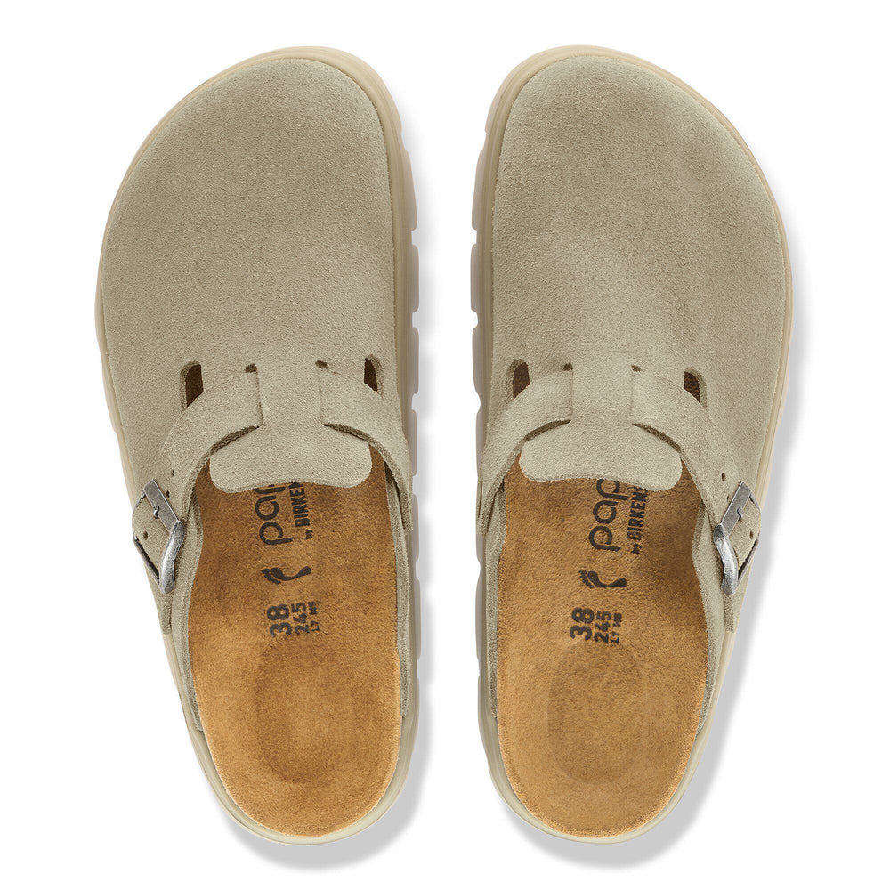 Boston Chunky - Taupe Suede||Boston grosse semelle - Suède taupe
